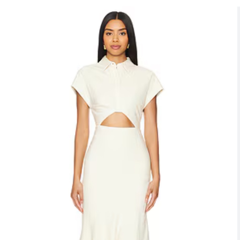 Caio dress / beige linen dress